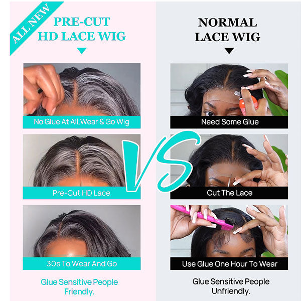 Beginner Friendly Ready to Wear Pre Cut Lace Super Natural Kinky Curly Wear Go Wig with Pre-bleached Knots & Plucked Hairline - Image 11