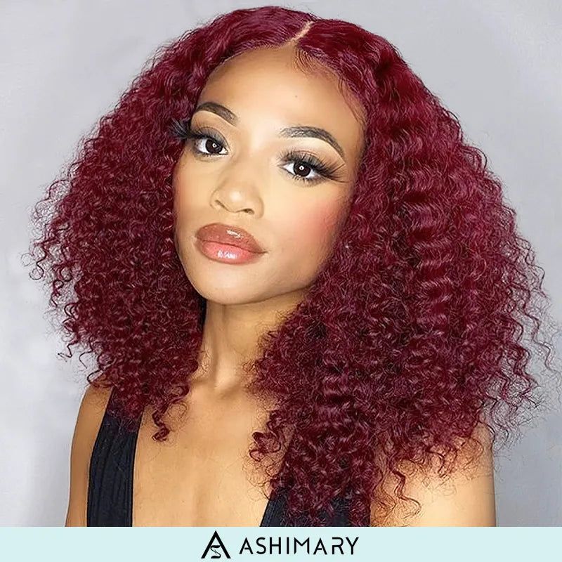 Precut Glueless Kinky Curly Lace Closure Ready To Wear Wig with Pre Plucked Hairline & Bleached Knots - Image 20