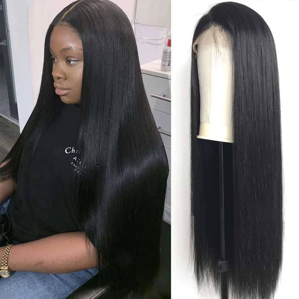 Straight 13*6 Lace Front Wig Lace Frontal 180% 250% Density Brazilian Human Hair - Image 6