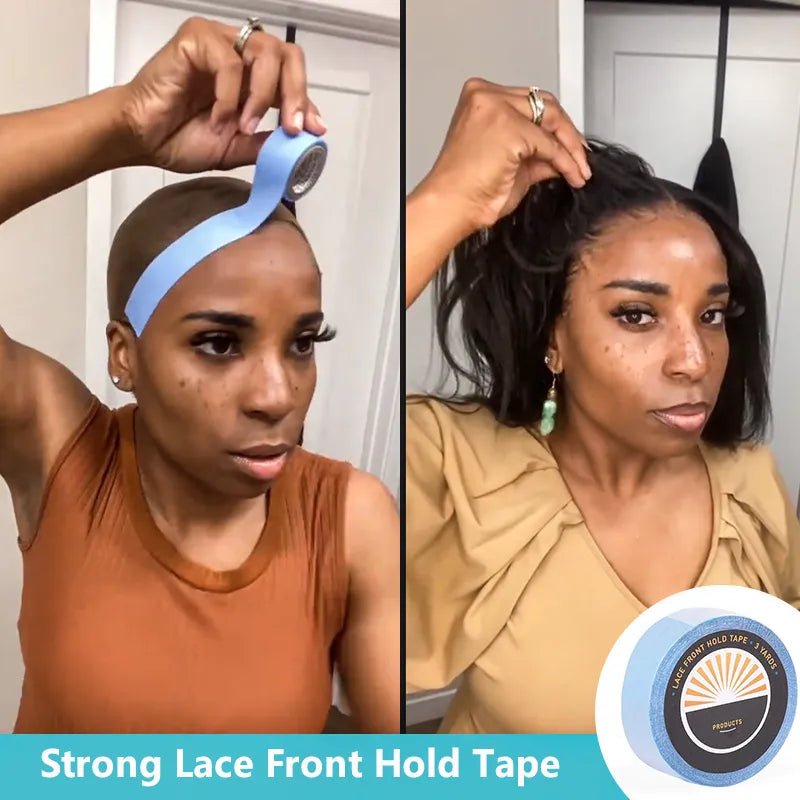 1" x 3 yds Lace Front Hold Tape for Lace Wig Double-Sided Replacement Tape Waterproof Strong Hold Tape Roll