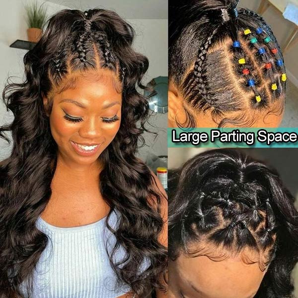 13x4 Body Wave HD Transparent Lace Front Wig 20 Inches 180% Density - Image 7