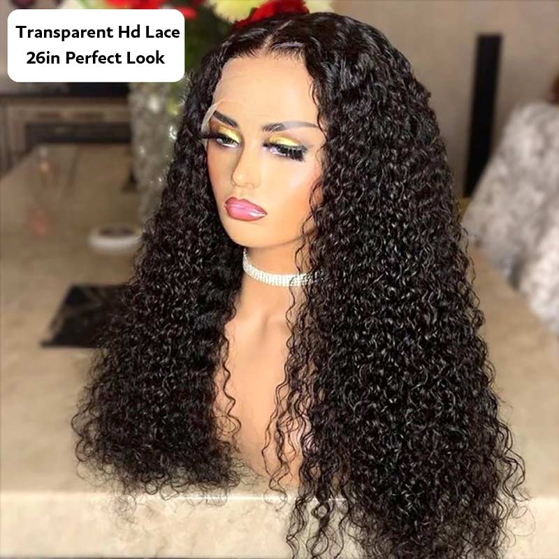 Trending Curly 13*6 Transparent hd Lace Front Wig Ashimary One Donor Human Hair - Image 7