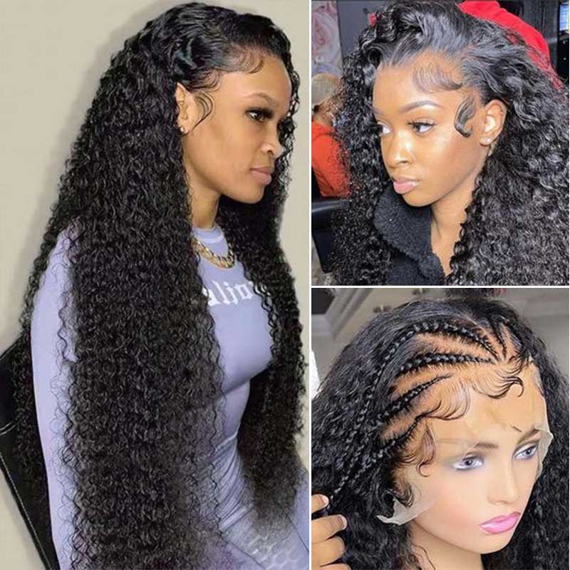 Trending Curly 13*6 Transparent hd Lace Front Wig Ashimary One Donor Human Hair - Image 8