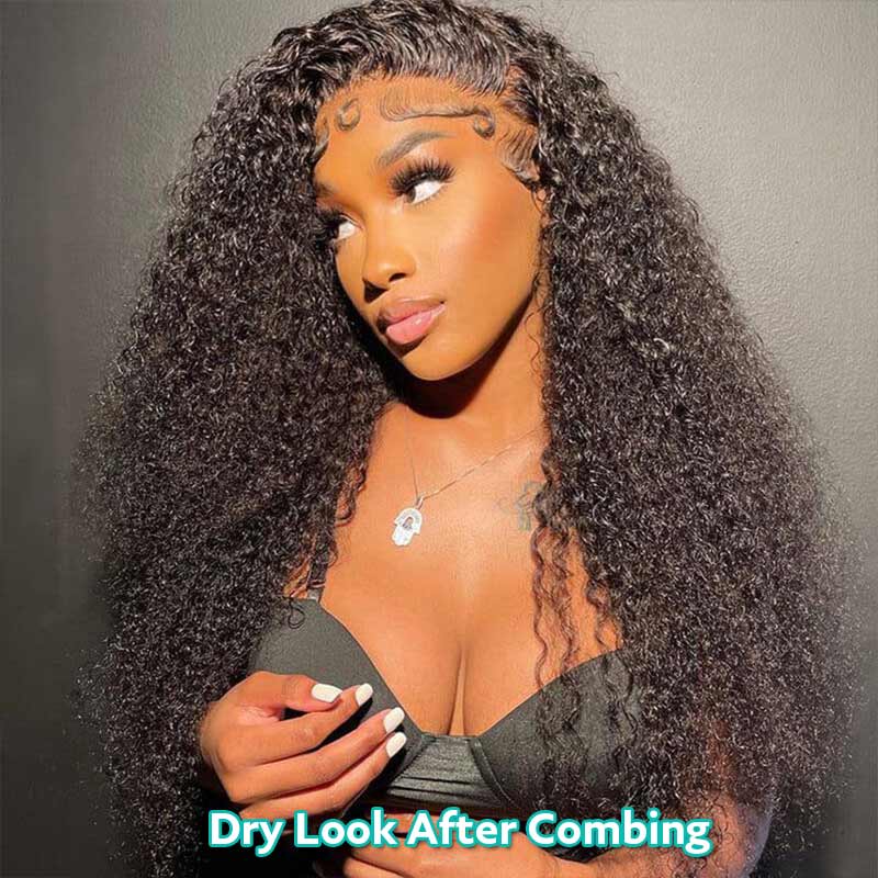 Trending Curly 13*6 Transparent hd Lace Front Wig Ashimary One Donor Human Hair - Image 5