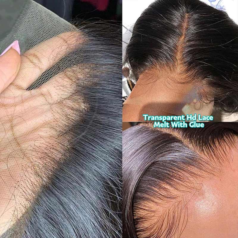 Trending Curly 13*6 Transparent hd Lace Front Wig Ashimary One Donor Human Hair - Image 3