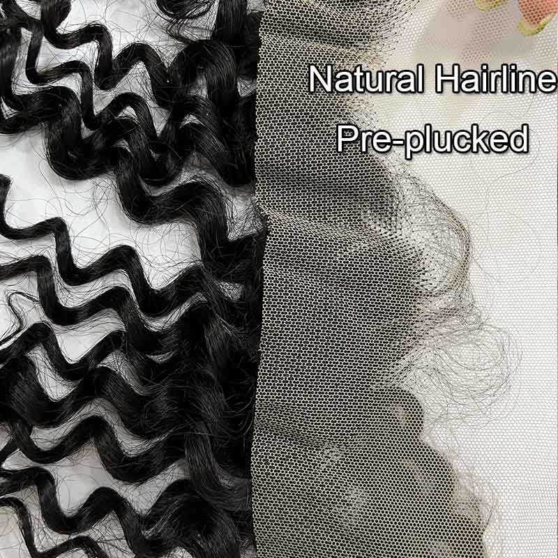 4C Edges BIG FOREHEAD HACK 13x2 Lace Frontal 100% Human Hair - Image 6