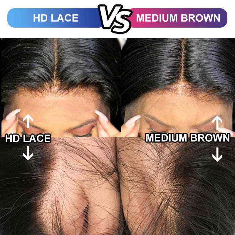 Glueless HD Crystal 5x5 Closure Body Wave Wig 100% Human Hair - Image 9