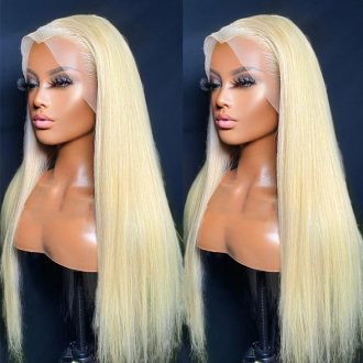 613 Blonde Lace Front Wigs 13*4 Frontal Brazilian Ashimary Human Hair