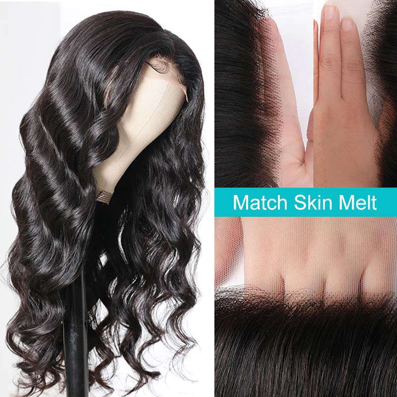 Glueless HD Crystal 5x5 Closure Body Wave Wig 100% Human Hair - Image 6