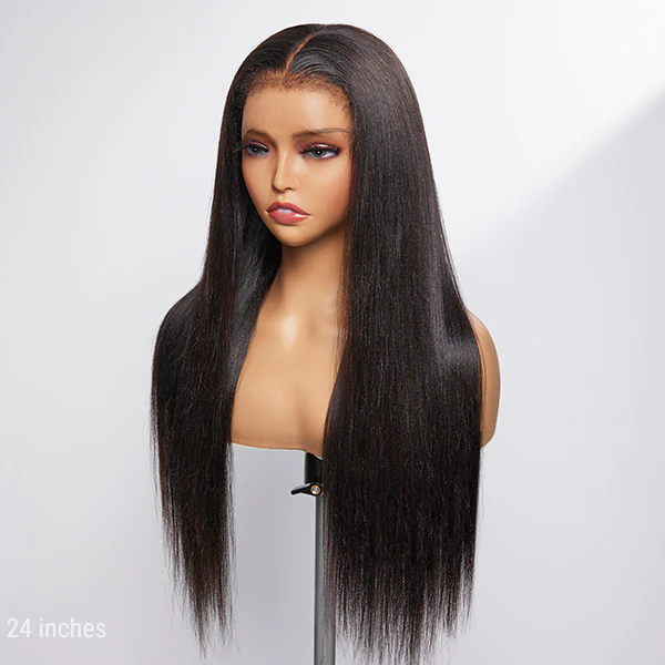 4C Edge Hairline-Straight Hair 13x4/13x6 HD Transparent Lace Front Wigs With Kinky Edges Curly Baby Hair - Image 10