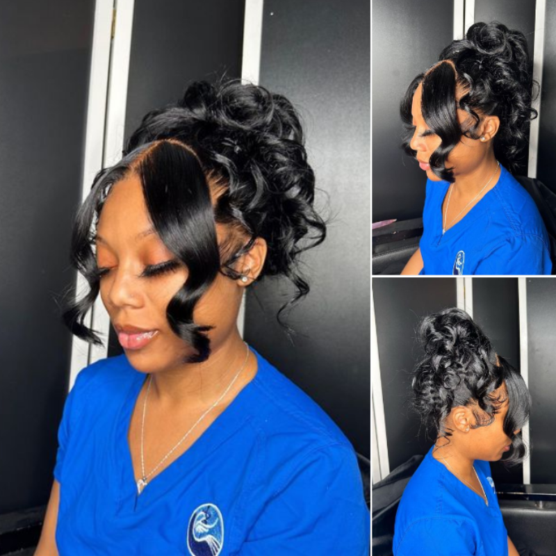 Clear 360 Transparent Lace Body Wave Human Hair Wig - Image 13