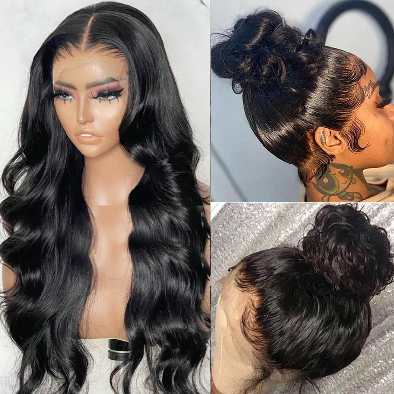 Clear 360 Transparent Lace Body Wave Human Hair Wig - Image 12