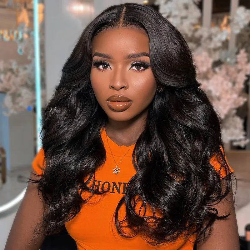 Clear 360 Transparent Lace Body Wave Human Hair Wig - Image 2