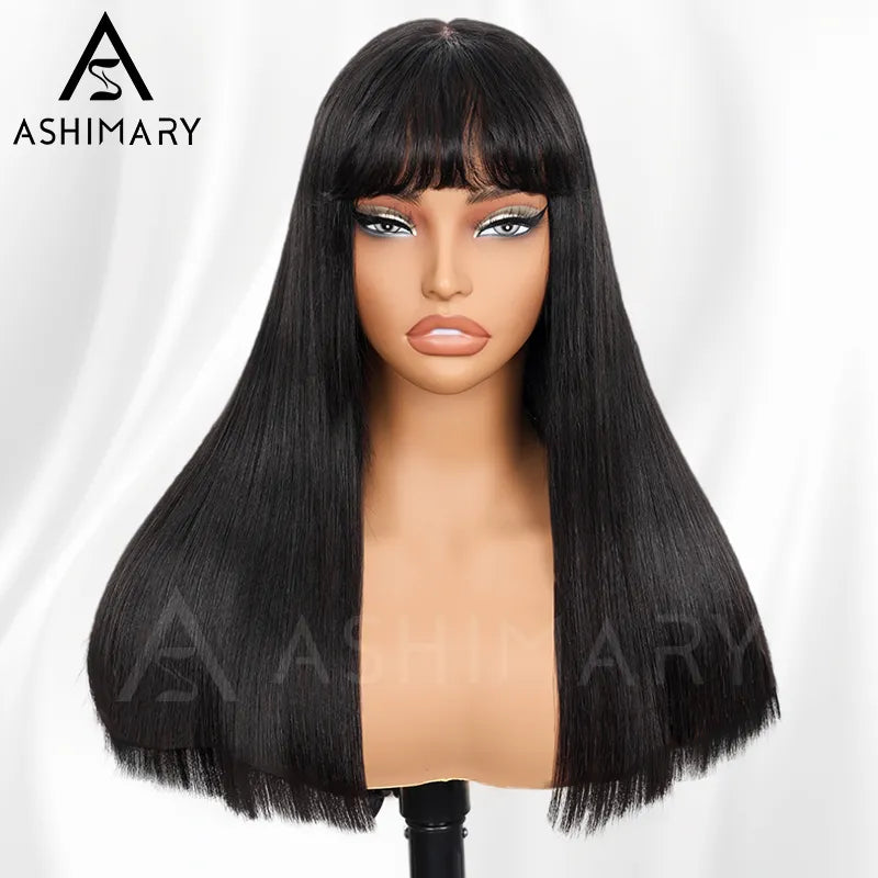 Pull Go 3x1 Lace Double Drawn Bob Wig True Scalp Bang Wig Bone Straight Silky Glueless High Density Human Hair - Image 8