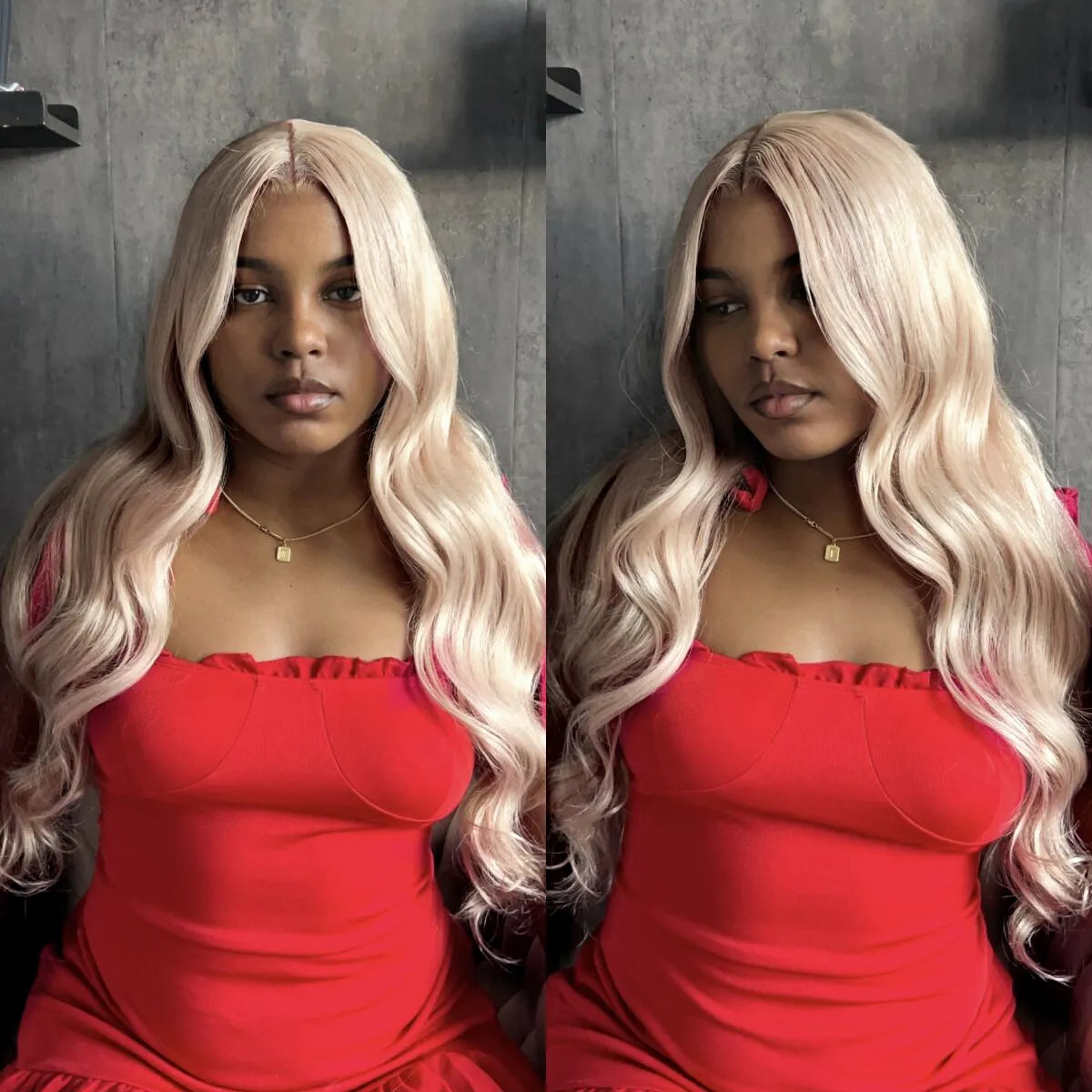 Blonde Body Wave 13x6 Lace Frontal Wig Human Hair Fullness Wig Ashimary Affordable Long Hair - Image 2