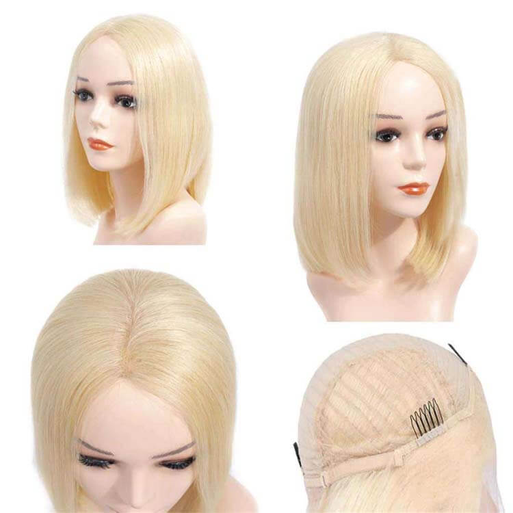 Colorful Short Bob Transparent Lace Wig Straight Brazilian Human Hair - Image 7
