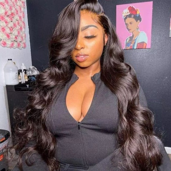 13x4 Body Wave HD Transparent Lace Front Wig 20 Inches 180% Density - Image 2