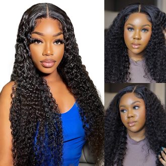 Fabulous Throw on & Go Deep Wave 13x4 HD Transparent Lace Easy Beginner Wig With Pre Bleach Knots & Pre-cut lace