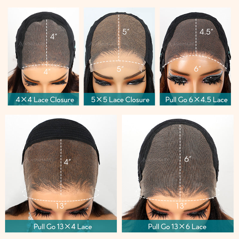 Wear Go Yaki Straight Glueless Bob Wig Pull Go Pre Cut Lace Wig Natural Human Hair Wig - Image 15