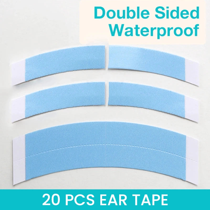 20 Pcs Ashimary Toupee Tape Strips Blue Double Sided Waterproof - Image 5