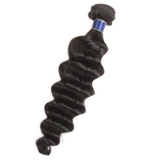 Loose Deep Wave Hair Bundles 9A 100% Human Hair Natural Color