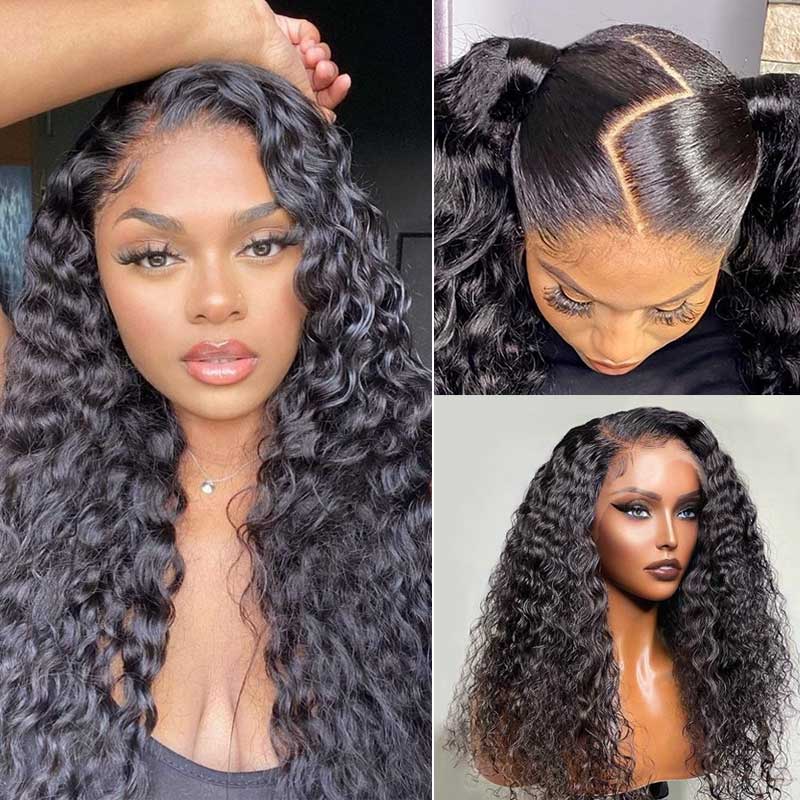 Full Lace Wig Brazilian Human Hair Straight Hair Full Scalp Lace Wigs Natural Color 180% Density - Image 8