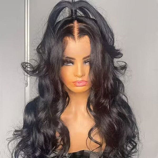 Full Lace Wig Body Wave Brazilian Human Hair Natural Color - Image 4