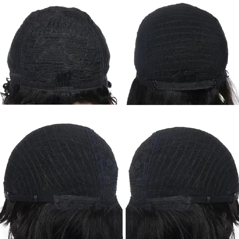 Pixie Cut Wavy Layered Mullet Wig Full Machine Made Human Hair Wig - Image 6