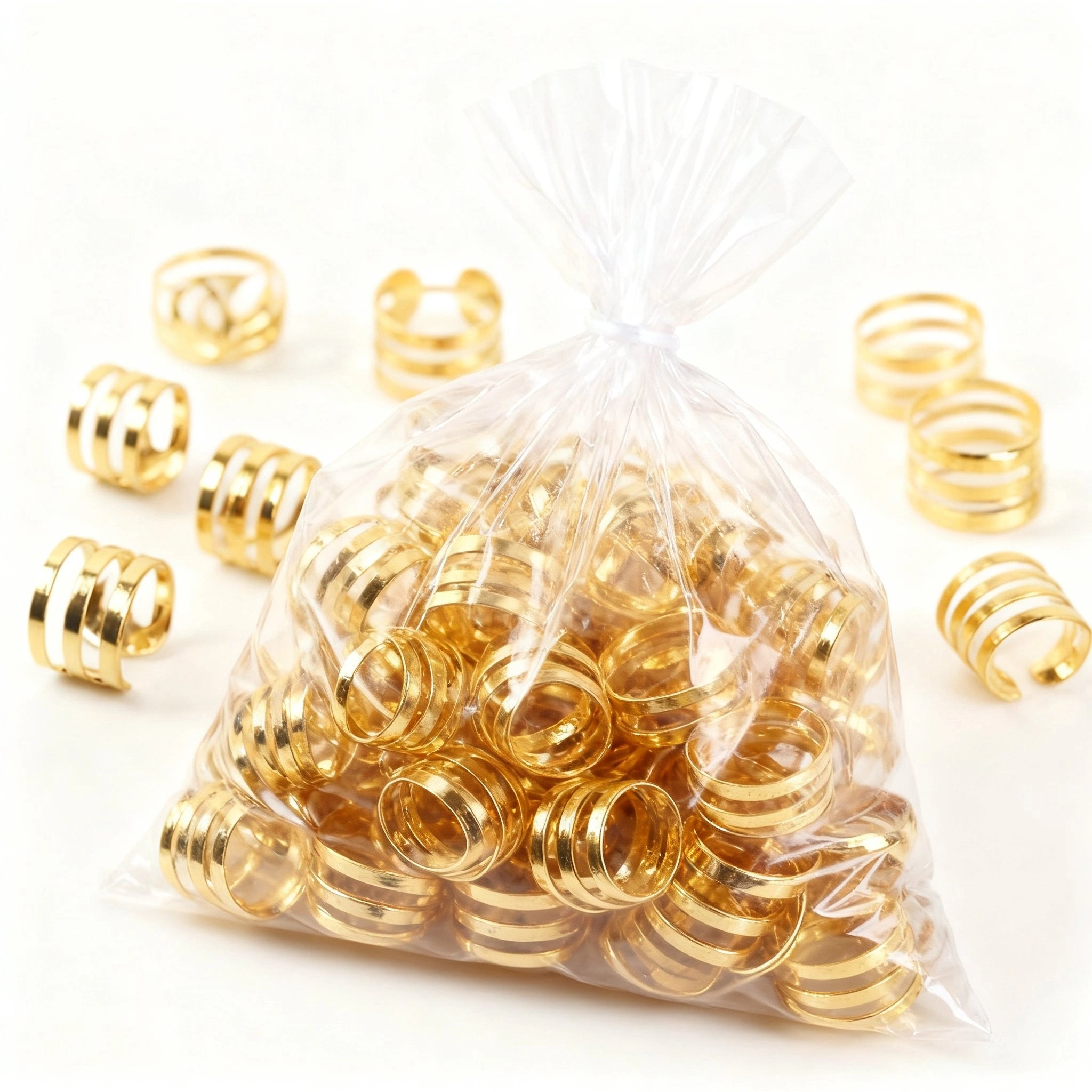 Ashimary Golden Clips for Braids Jewelry Decorations Accessories Clips for Women - Image 4