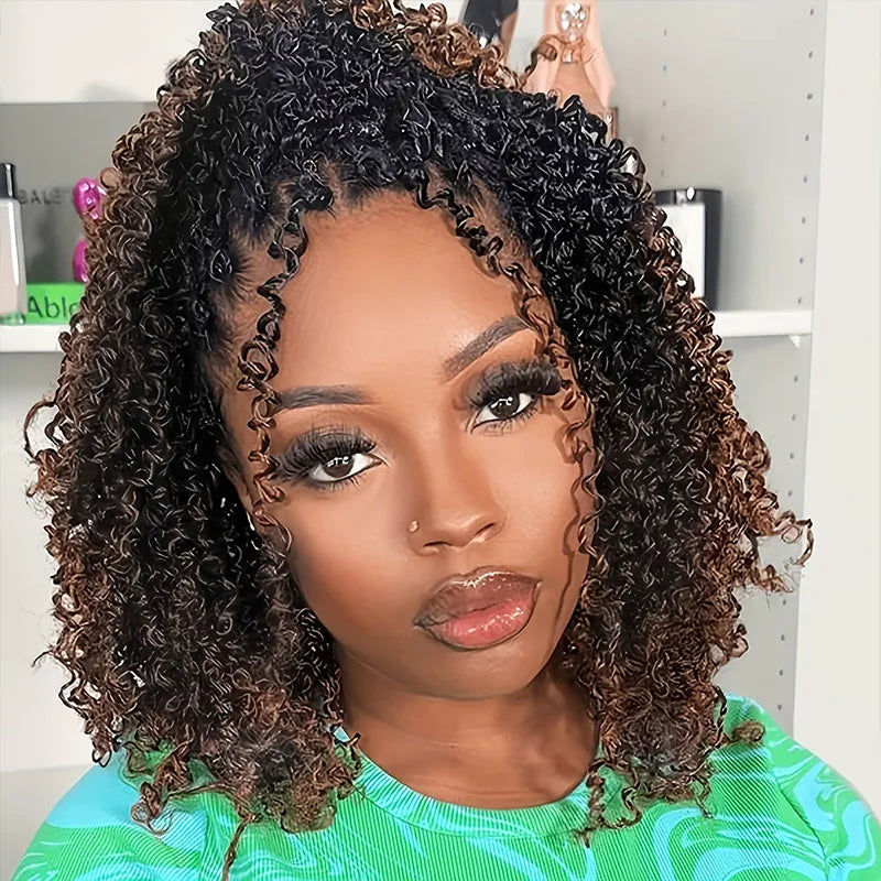 4C Edge Hairline 3.0 Half Wig with Drawstring Kinky Curly Ready To Go Wig 3 in 1 Half Wig Human Hair Affordable Wig - Image 17