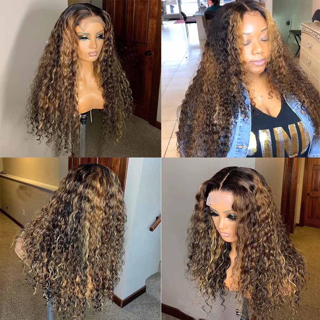 Jerry Curl Wig Highlight Color 13x4 13x6 Lace Frontal Wig Luxurious Customization - Image 9