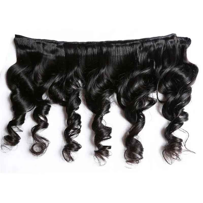 Loose Wave Bundles with Closure Wig-Customized Kit High Density 10A Brazilian - Image 7