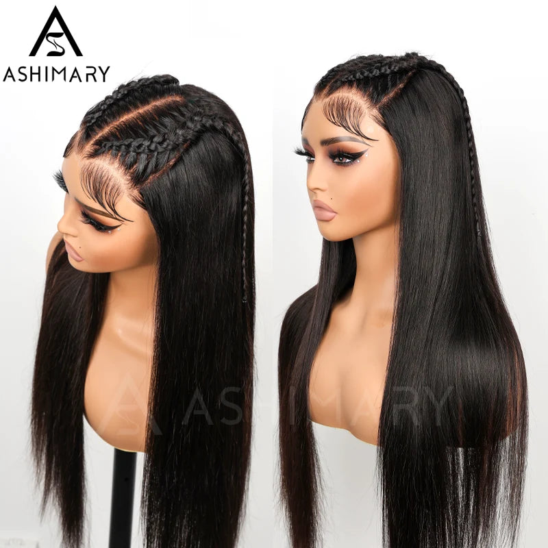 Braid In Advance Baby Hair Glueless 10x6 Lace Frontal Put On & Go Pre Everything Human Hair Wig - Image 9