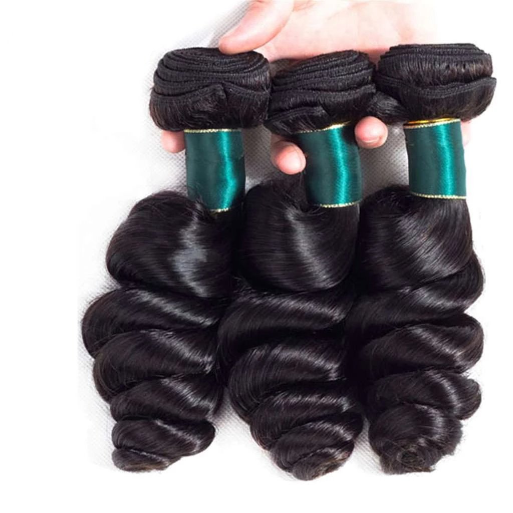 Loose Wave Bundles with Closure Wig-Customized Kit High Density 10A Brazilian - Image 8