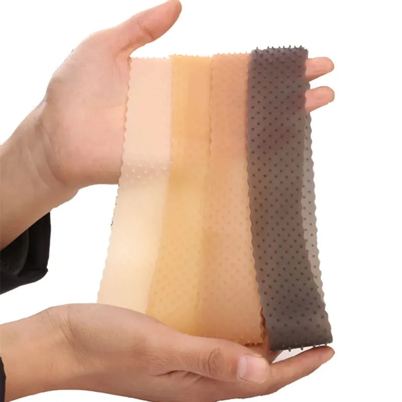 Ashimary Non Slip Transparent Silicone Band Adjustable Elastic Band - Image 4