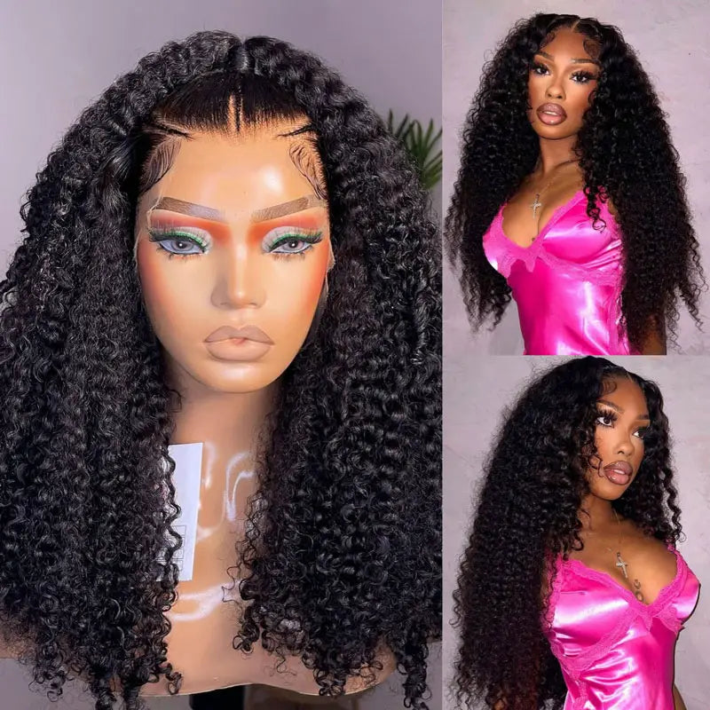 360 Lace Front KinkyCurly Human Hair Wig For Women - Image 6