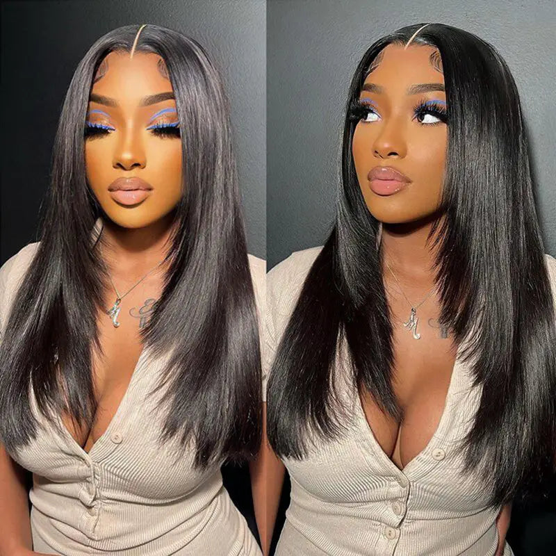 Ashimary 10x6 Parting Max HD Lace Glueless Single Grid Single Strand Wig Straight Wear & Go Wigs - Image 9