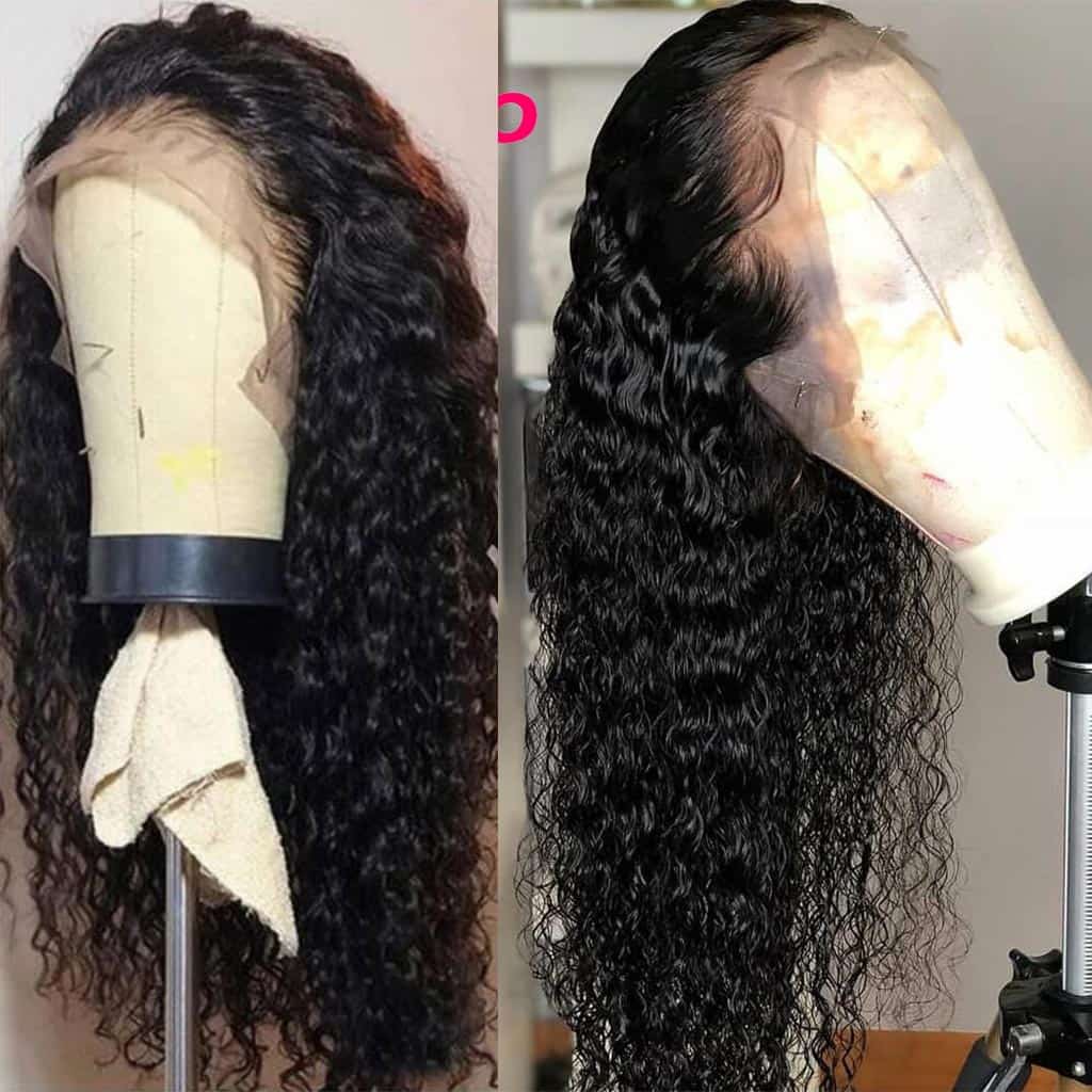 BOGO 13x6 Water Wave Lace Front Wig Ashimary Human Hair M Cap - Image 3