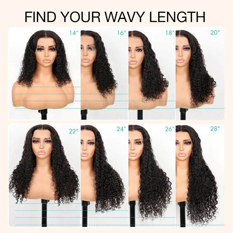 13x4 Transparent HD lace Front Wigs Deep Wave Human Hair 180% 250% Density Ashimary - Image 9