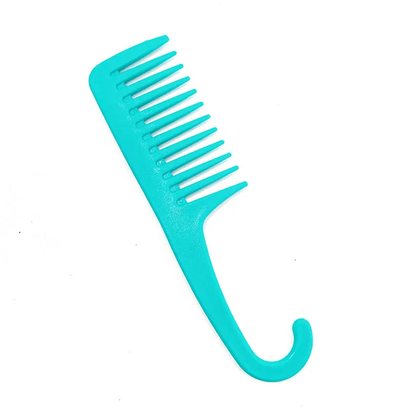 Ashimary Wide Tooth Hair Comb For Fluffing Brush Detangling Hair With Hook